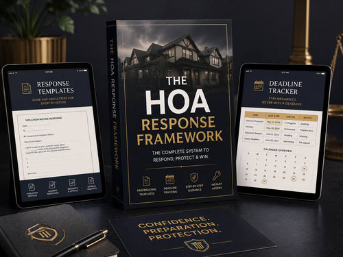 The HOA Response Framework digital bundle